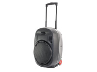Ibiza Coluna Amplificada 12 700W USB/BT/SD/Bat UHF Preta PORT12UHF-MKII Ibiza Coluna Amplificada 12 700W USB/BT/SD/Bat UHF Preta PORT12UHF-MKII